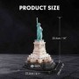 Marile Arhitecturi ale lumii Puzzle 3D Statuia Libertatii editie luminoasa 79 piese